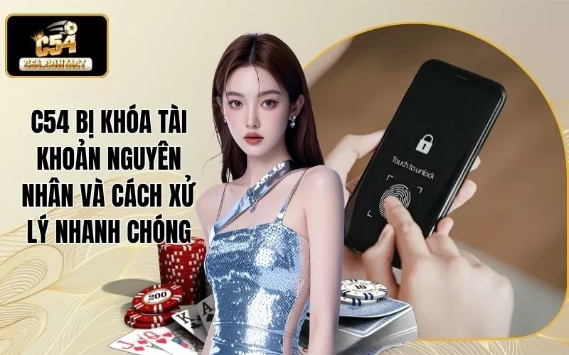 C54 bị khóa tài khoản