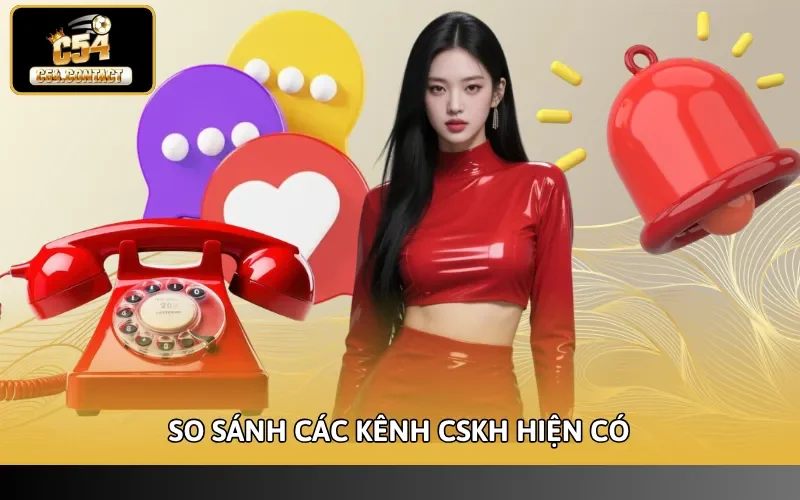 C54 hỗ trợ 24 7 không? Đánh Giá Thực Tế Dịch Vụ 2026 3 So sánh các kênh CSKH hiện có
