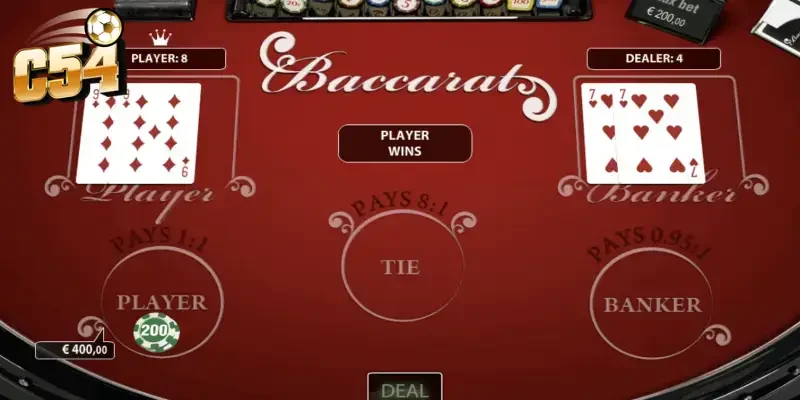 Hướng dẫn chơi Baccarat trực tuyến uy tín C54 chi tiết cho người mới 2 Hiểu rõ luật chơi Baccarat trực tuyến uy tín C54 cơ bản