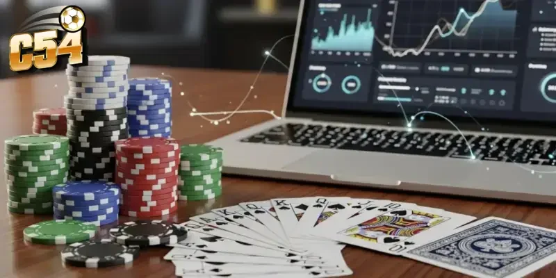 Poker Texas Hold'em C54 – Hướng Dẫn Chơi Chi Tiết Từ A Đến Z 3 Các vòng cược thực tế trong một ván Poker Texas Hold'em C54